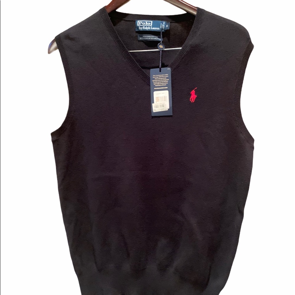 NEW Polo Ralph Lauren Sweater Vest V-Neck Small